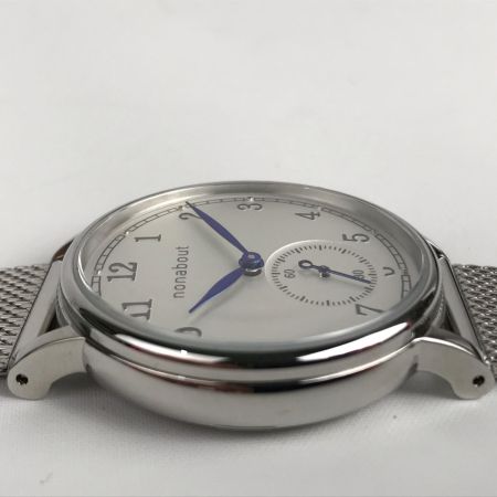  NONABOUT(ノンアバウト) 腕時計 クォーツ ステンレススチール NA102-WH1A シルバー