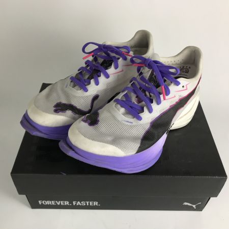  PUMA プーマ FAST-R NITRO ELITE3 SIZE 25cm 312058-01 ホワイト x パープル