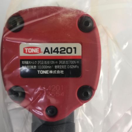  TONE トネ エアーインパクトレンチ(ショートタイプ) AI4201 レッド 未使用品