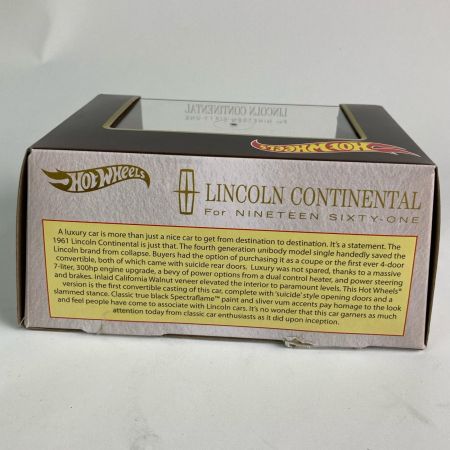   HOT WHEELS ホットウィール '61 リンカーン コンチネンタル メタル RLC HMY24