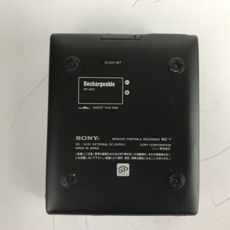  SONY ソニー ポータブルミニレコーダー MZ-1 MD計9個/充電器/説明書/ケース付