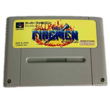  ヒューマン パニックソフト第2弾 ザ・ファイヤーメン スーパーファミコンソフト 箱付き