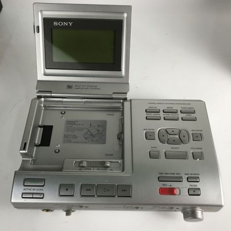  SONY ソニー ポータブルMDレコーダー MZ-R5ST ・MZP-1 MDラベルプリンター付 ジャンク品