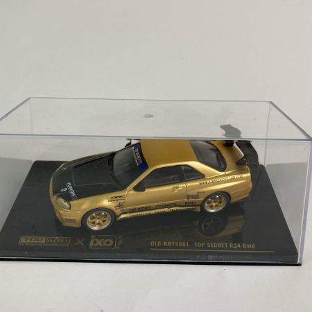  ixo TOP SECRET R34 Gold 1:43 東京オートサロン2026限定 CLC-KBTS001 ゴールド