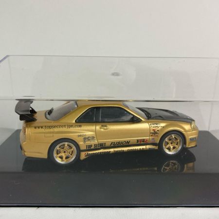  ixo TOP SECRET R34 Gold 1:43 東京オートサロン2026限定 CLC-KBTS001 ゴールド