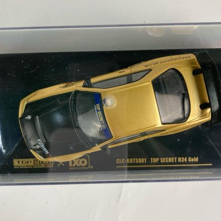  ixo TOP SECRET R34 Gold 1:43 東京オートサロン2026限定 CLC-KBTS001 ゴールド