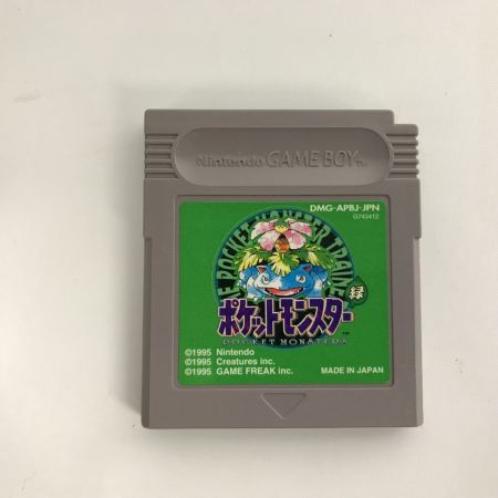   ポケットモンスター緑 グリーン 箱・説明書・マップ付き ゲームボーイソフト