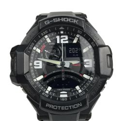 ■■ CASIO カシオ G-SHOCK Gショック 腕時計 デジアナウォッチ ステンレススチール GA-1000FC ブラック Bランク