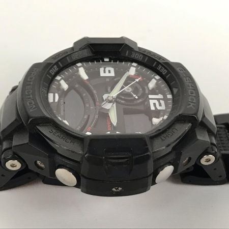  CASIO カシオ G-SHOCK Gショック 腕時計 デジアナウォッチ ステンレススチール GA-1000FC ブラック