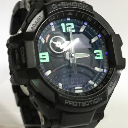  CASIO カシオ G-SHOCK Gショック 腕時計 デジアナウォッチ ステンレススチール GA-1000FC ブラック