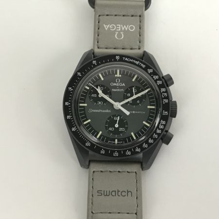  SWATCH スウォッチ 腕時計 MISSION TO MERCURY オメガ スウォッチ スピードマスター グレー
