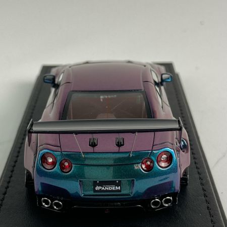   イグニッションモデル 1/43 PANDEM(パンデム) R35 GT-R 1154 パープル x グリーン