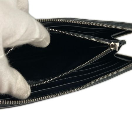  BOTTEGA VENETA ボッテガヴェネタ 長財布 カセットジップアラウンドウォレット ラウンドファスナー財布 ブラック