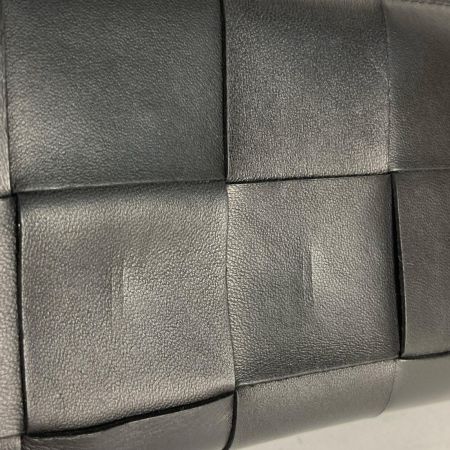 BOTTEGA VENETA ボッテガヴェネタ 長財布 カセットジップアラウンドウォレット ラウンドファスナー財布 ブラック