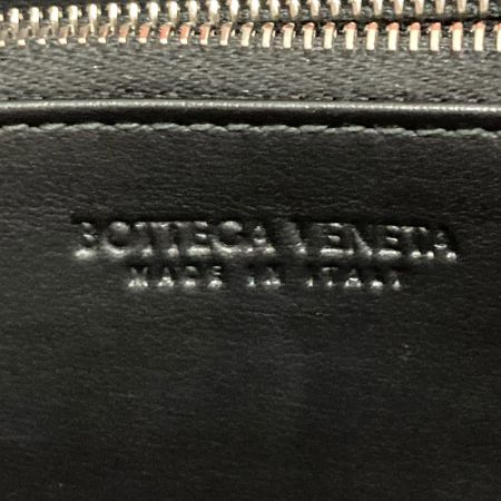  BOTTEGA VENETA ボッテガヴェネタ 長財布 カセットジップアラウンドウォレット ラウンドファスナー財布 ブラック