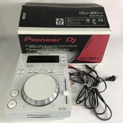 ■■ Pioneer パイオニア DJ用CDプレーヤー CDJ-350 ホワイト 動作品 Bランク