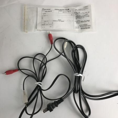  Pioneer パイオニア DJ用CDプレーヤー CDJ-350 ホワイト 動作品