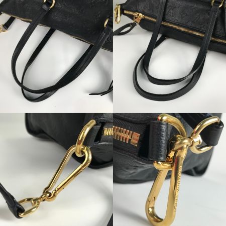  LOUIS VUITTON ルイヴィトン モノグラム アンプラント ルミニューズPM 2WAYバッグ M41065 ブラック