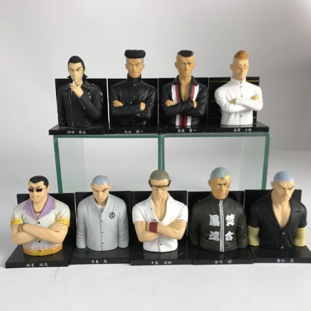   クローズ×WORST 胸像フィギュアまとめ デ・ニーロ/九能龍信/坊屋春道/木島好一/古川修等 43体