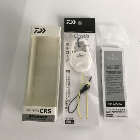  DAIWA ダイワ クリスティア ワカサギ Crystia ワカサギリール 尻手ロープ付 マットブラック 動作品