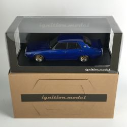 ■■  イグニッションモデル 1/18 Nissan Skyline 2000 GT-X GC110 IG3272 ブルーメタリック Bランク
