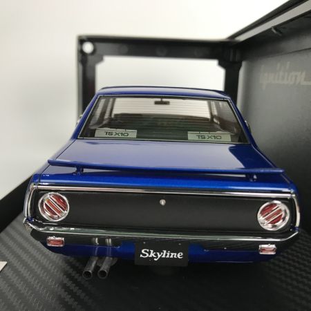   イグニッションモデル 1/18 Nissan Skyline 2000 GT-X GC110 IG3272 ブルーメタリック