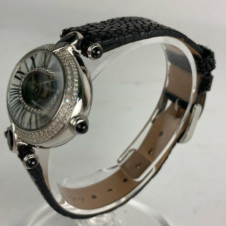  BIJOUMONTRE(ビジュモンントレ) 【限定666本】腕時計 エイ皮 481/666 メレダイヤ入り BM 8610T