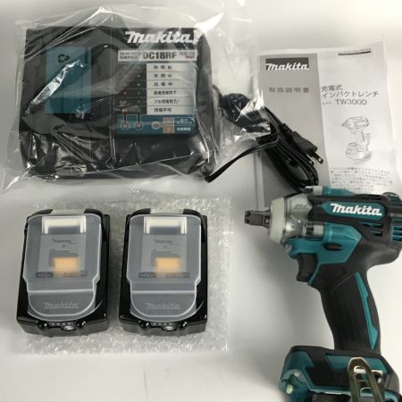  MAKITA マキタ コードレス式インパクトレンチ 18V 6.0Ah バッテリー2個・充電器付 TW300DRGX 未使用品