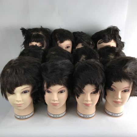   標準仕様適合モデルウィッグ まとめ12個 美容師実技試験用 株式会社三矢 カットウィッグ②
