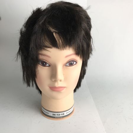   標準仕様適合モデルウィッグ まとめ12個 美容師実技試験用 株式会社三矢 カットウィッグ②