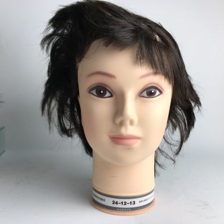   標準仕様適合モデルウィッグ まとめ12個 美容師実技試験用 株式会社三矢 カットウィッグ②