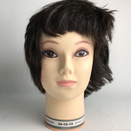   標準仕様適合モデルウィッグ まとめ12個 美容師実技試験用 株式会社三矢 カットウィッグ②