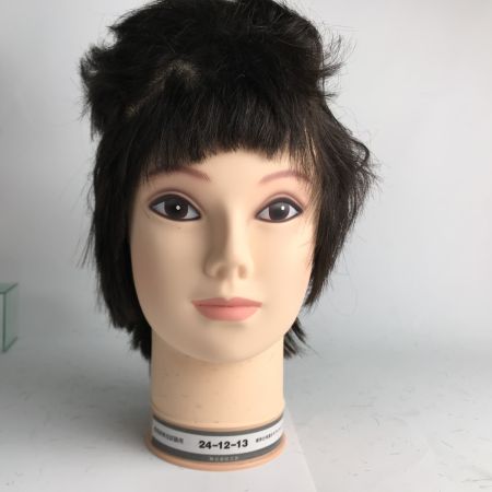   標準仕様適合モデルウィッグ まとめ12個 美容師実技試験用 株式会社三矢 カットウィッグ②