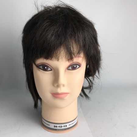   標準仕様適合モデルウィッグ まとめ12個 美容師実技試験用 株式会社三矢 カットウィッグ④