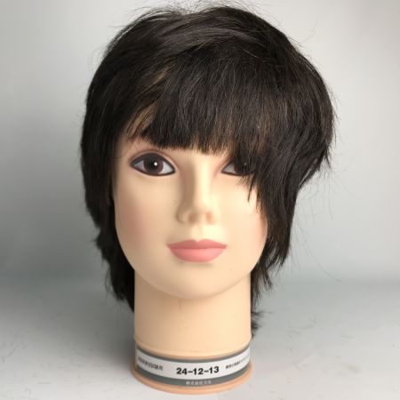   標準仕様適合モデルウィッグ まとめ12個 美容師実技試験用 株式会社三矢 カットウィッグ④