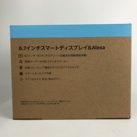  amazon アマゾン echo show 8 第4世代 8.7インチディスプレイ スマートスピーカー MD6NE4 未開封