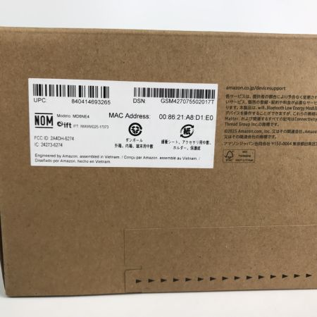  amazon アマゾン echo show 8 第4世代 8.7インチディスプレイ スマートスピーカー MD6NE4 未開封