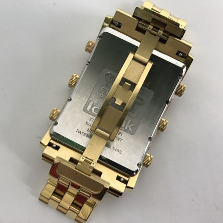  ICELink アイスリンク 腕時計 ジェネレーション D509.149S ゴールド x ブラック 箱・コマ付