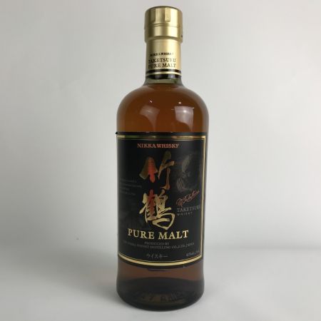 【北海道内限定発送】 TAKETSURU 竹鶴/ニッカウイスキー ピュアモルト 43％ 700ml 旧ラベル 未開栓