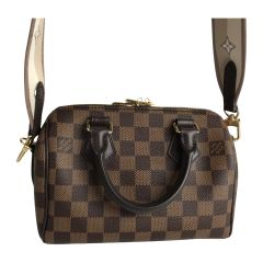  LOUIS VUITTON ルイヴィトン ショルダーバッグ ダミエ・エベヌ スピーディ・バンドリエール20 N40489 ブラウン Aランク