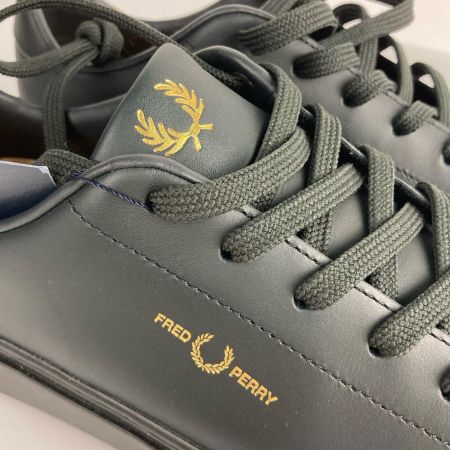  FRED PERRY フレッドペリ レザースニーカー B71 LEATHER 26cm B5310-U77 ナイトグリーン 未使用