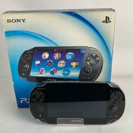  SONY PSVITA ヴィータ PCH-1100 クリスタルブラック 動作品