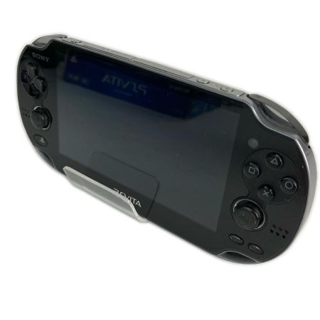  SONY PSVITA ヴィータ PCH-1100 クリスタルブラック 動作品
