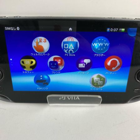  SONY PSVITA ヴィータ PCH-1100 クリスタルブラック 動作品