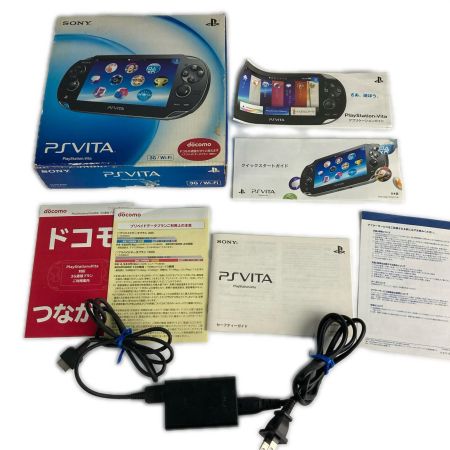  SONY PSVITA ヴィータ PCH-1100 クリスタルブラック 動作品