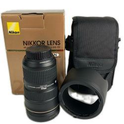■■ Nikon ニコン 一眼カメラ用レンズ ズームレンズ  AF-S 24-70mm F2.8G ED 箱・ケース・レンズフード付 Bランク