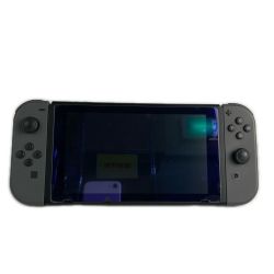 ■■ Nintendo Switch ニンテンドウスイッチ本体 動作品 HAC-001 グレー 充電器付き Bランク