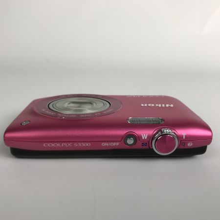  Nikon ニコン コンパクトデジタルカメラ COOLPIX S3300 S3300 ピンク 動作品 付属品完備