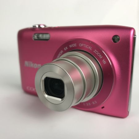  Nikon ニコン コンパクトデジタルカメラ COOLPIX S3300 S3300 ピンク 動作品 付属品完備