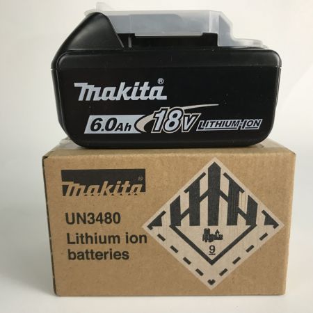  MAKITA マキタ リチウムイオンバッテリー 18v 6.0Ah BL1860B 未使用品